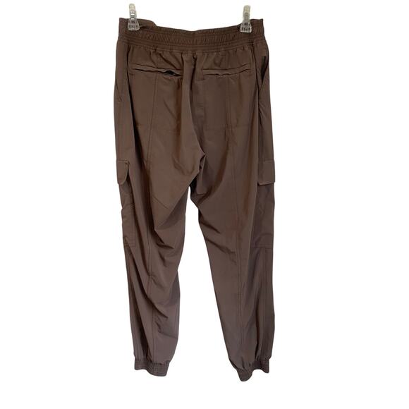 Athleta Chelsea Utility Joggers Mineral Brown Size 6 - Picture 3 of 12